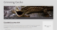 Desktop Screenshot of grinninggecko.com